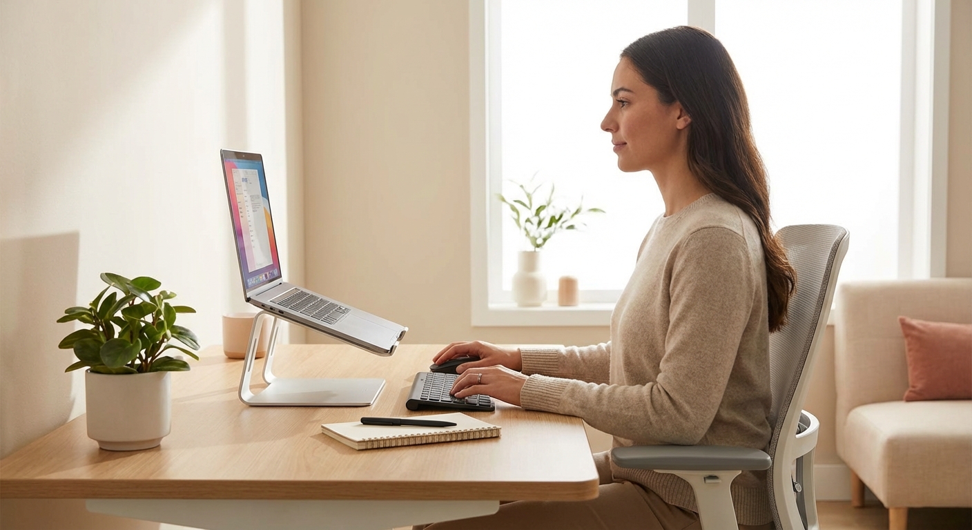 Digital nomad ergonomics guide for preventing pain while working remotely