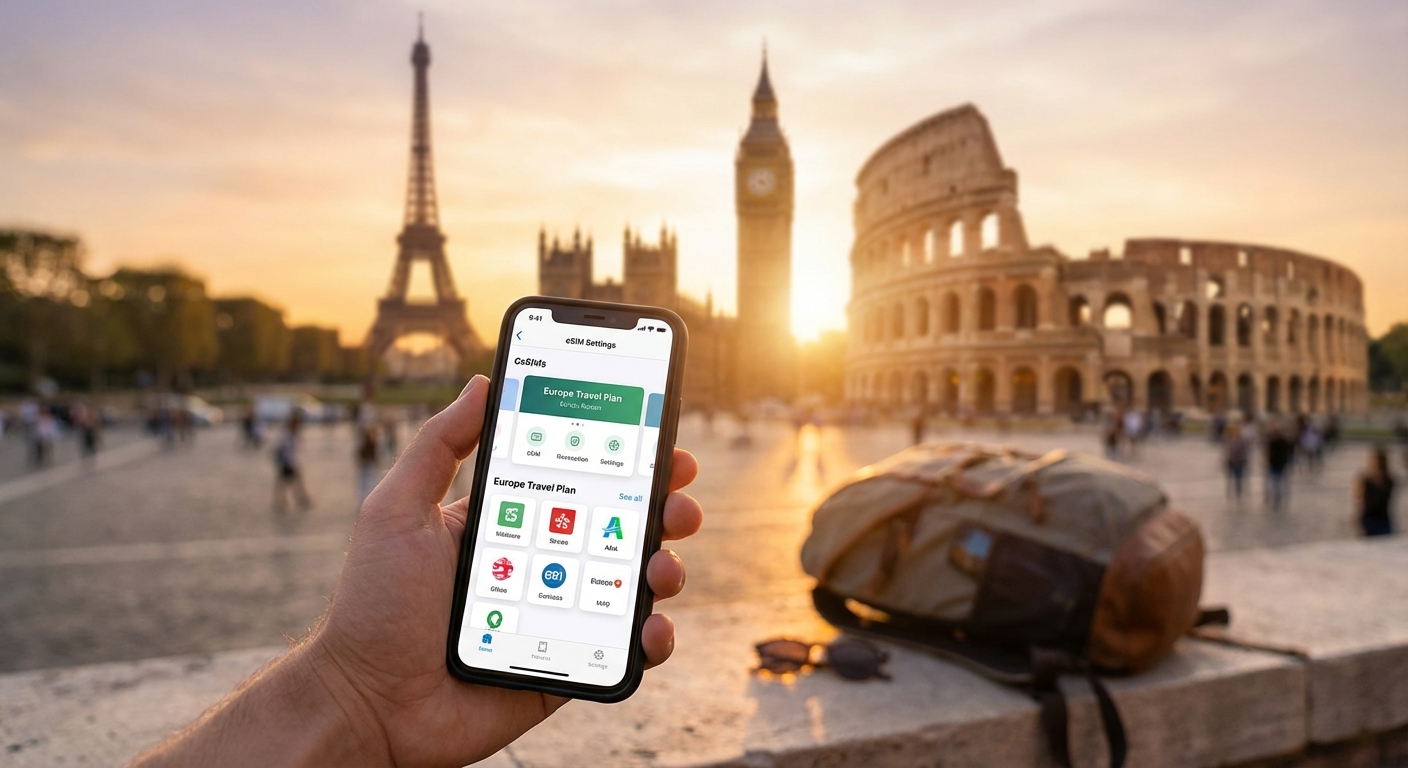 Best eSIMs for Europe travel with coverage and speed comparison
