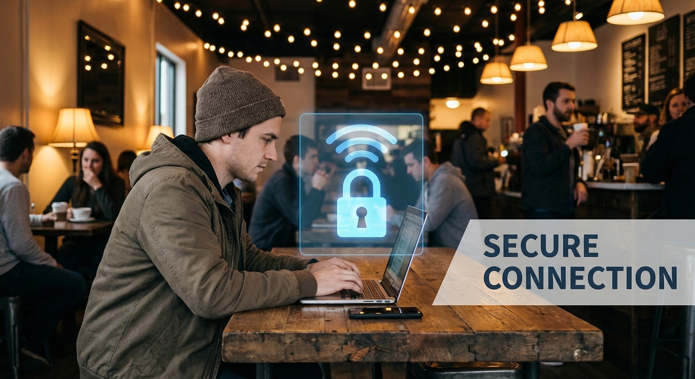 How to secure your connection on public WiFi when traveling